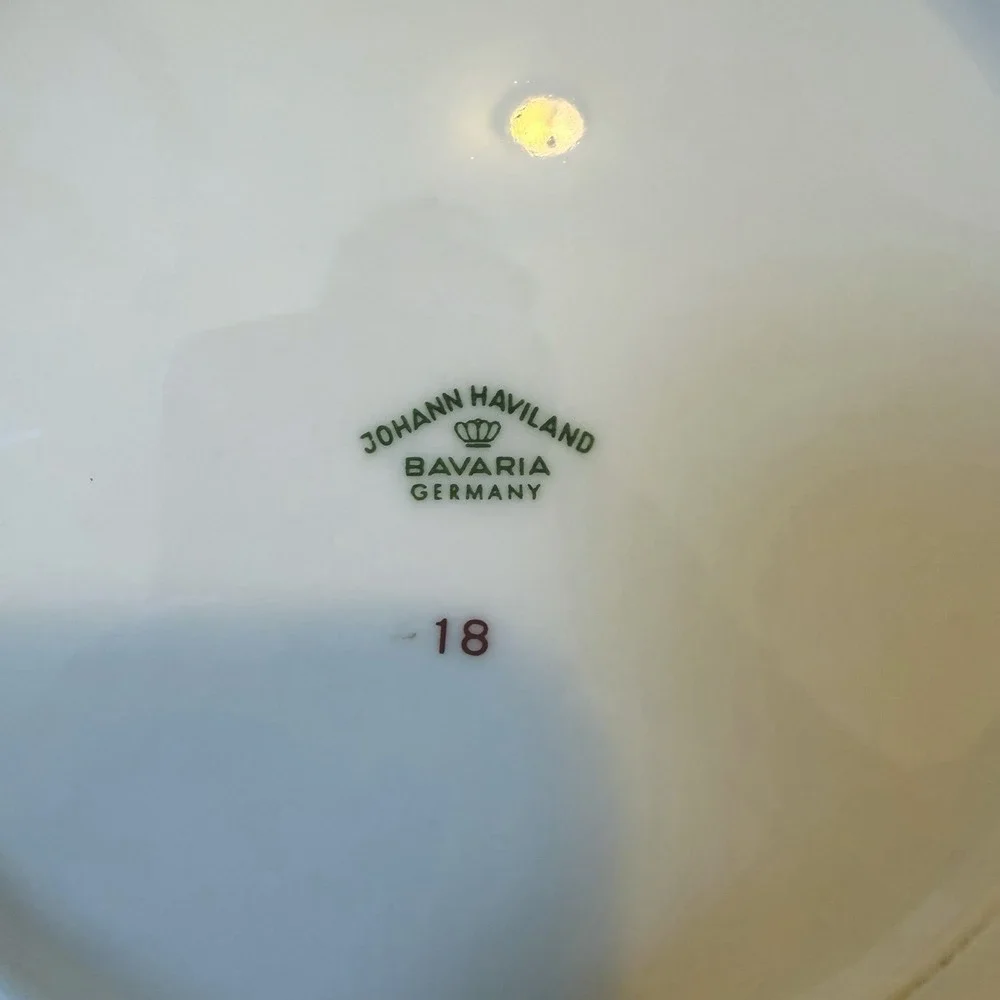 Vintage Set Of 2 Johann Haviland Fruit Salad Plates